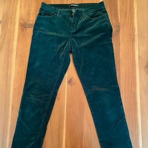 Lauren - Ralph Lauren Green Velvet Pants - Size 4
